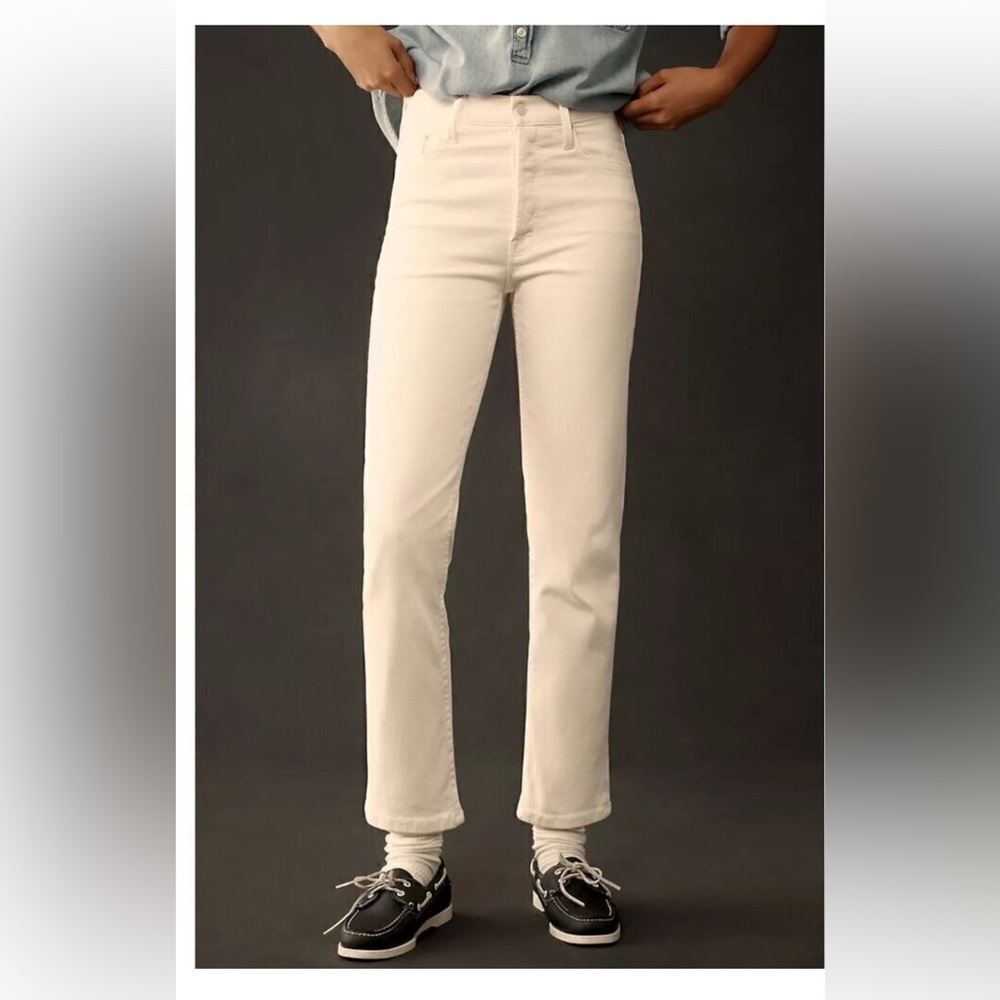 MOTHER Women's jeans The Tomcat in Cream Puffs